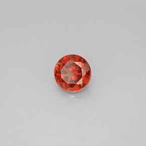 1.01 ct Red Almandine Garnet Stone, Natural Almandine Garnet in Round Facet Shape for Sale