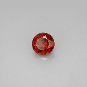 1.08 ct Red Almandine Garnet Stone, Natural Almandine Garnet in Round Facet Shape for Sale