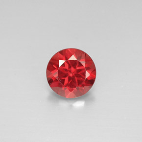 1.03 ct Red Almandine Garnet Gemstone, Almandine Garnet Gem in Round Facet Shape for Sale.