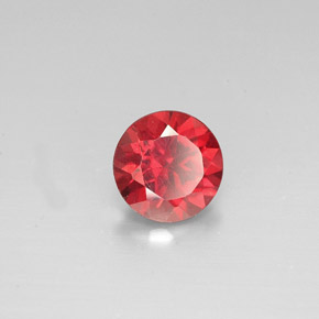 1.03 ct Red Almandine Garnet Stone, Natural Almandine Garnet in Round Facet Shape for Sale