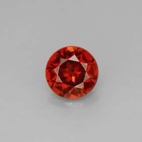 1.04 ct Red Almandine Garnet Gemstone, Almandine Garnet Gem in Round Facet Shape for Sale.
