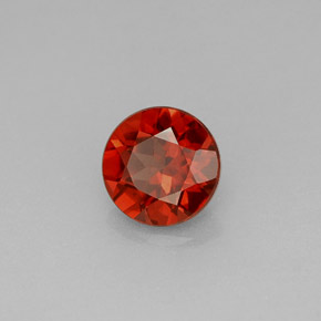 1.04 ct Red Almandine Garnet Stone, Natural Almandine Garnet in Round Facet Shape for Sale