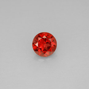 0.96 ct Red Almandine Garnet Gemstone, Almandine Garnet Gem in Round Facet Shape for Sale.