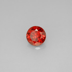 0.96 ct Red Almandine Garnet Stone, Natural Almandine Garnet in Round Facet Shape for Sale