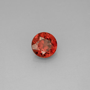 1.05 ct Red Almandine Garnet Stone, Natural Almandine Garnet in Round Facet Shape for Sale