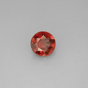 0.95 ct Red Almandine Garnet Stone, Natural Almandine Garnet in Round Facet Shape for Sale