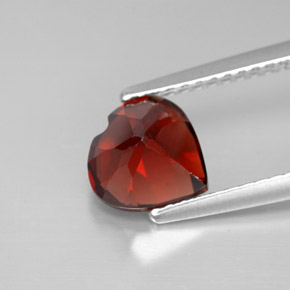 Almandine Garnet Gemstone in 7.3 x 7.2 mm Size for Sale, Almandine Garnet Stone in Red Color