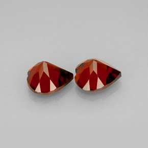 Almandine Garnet Gemstone in 7.3 x 7.2 mm Size for Sale, Almandine Garnet Stone in Red Color