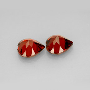 Almandine Garnet Gemstone in 7.3 x 7.2 mm Size for Sale, Almandine Garnet Stone in Red Color