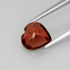Almandine Garnet Gemstone in 7 x 7 mm (calibrated) Size for Sale, Almandine Garnet Stone in Red Color