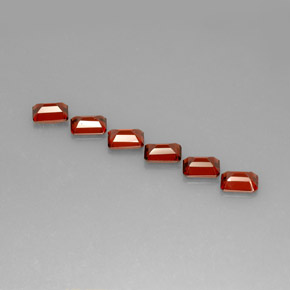 Almandine Garnet Gemstone in 7 x 5 mm (calibrated) Size for Sale, Almandine Garnet Stone in Red Color