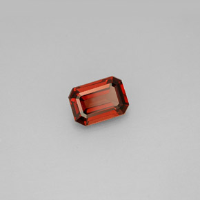 1.05 ct Red Almandine Garnet Gemstone, Almandine Garnet Gem in Octagon Facet Shape for Sale.