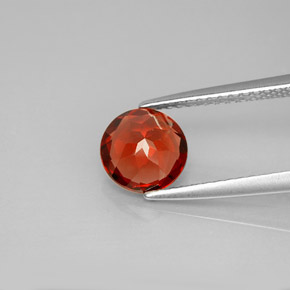 Almandine Garnet Gemstone in 7 mm (calibrated) Size for Sale, Almandine Garnet Stone in Red Color
