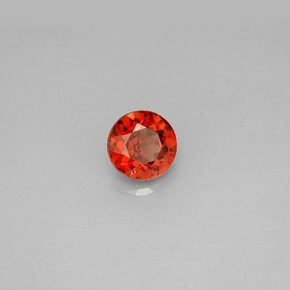 0.92 ct Red Almandine Garnet Stone, Natural Almandine Garnet in Round Facet Shape for Sale