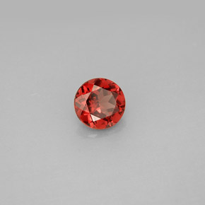 0.93 ct Red Almandine Garnet Stone, Natural Almandine Garnet in Round Facet Shape for Sale