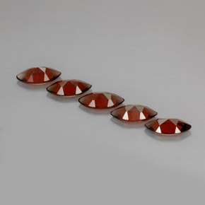 Almandine Garnet Gemstone in 10 x 5 mm (calibrated) Size for Sale, Almandine Garnet Stone in Red Color