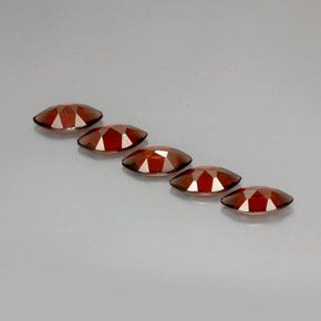 Almandine Garnet Gemstone in 10 x 5 mm (calibrated) Size for Sale, Almandine Garnet Stone in Red Color