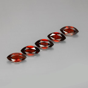 6.00 ct Red Almandine Garnet Stone, Natural Almandine Garnet in Marquise Facet Shape for Sale