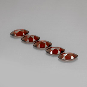 Almandine Garnet Gemstone in 10 x 5 mm (calibrated) Size for Sale, Almandine Garnet Stone in Red Color