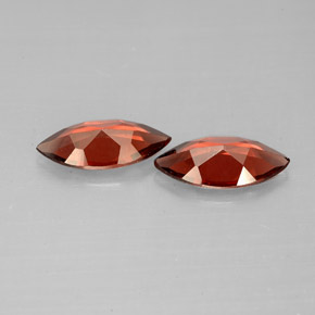 Almandine Garnet Gemstone in 10 x 5 mm (calibrated) Size for Sale, Almandine Garnet Stone in Red Color