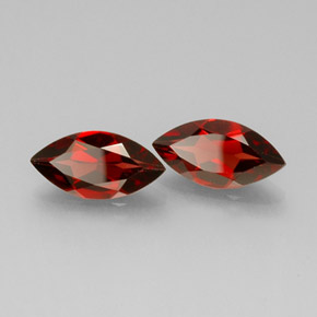 5.90 ct Red Almandine Garnet Stone, Natural Almandine Garnet in Marquise Facet Shape for Sale