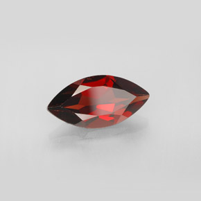 2.93 ct Red Almandine Garnet Stone, Natural Almandine Garnet in Marquise Facet Shape for Sale