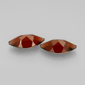 Almandine Garnet Gemstone in 14 x 7 mm (calibrated) Size for Sale, Almandine Garnet Stone in Deep Red Color