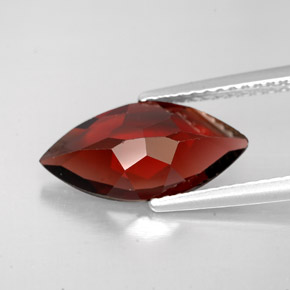 Almandine Garnet Gemstone in 14 x 7 mm (calibrated) Size for Sale, Almandine Garnet Stone in Deep Red Color