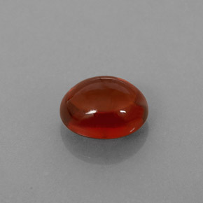 1.49 ct Red Almandine Garnet Gemstone, Almandine Garnet Gem in Oval Cabochon Shape for Sale.