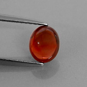 1.49 ct Red Almandine Garnet Stone, Natural Almandine Garnet in Oval Cabochon Shape for Sale