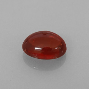 1.82 ct Red Almandine Garnet Gemstone, Almandine Garnet Gem in Oval Cabochon Shape for Sale.