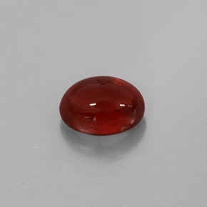 1.28 ct Red Almandine Garnet Stone, Natural Almandine Garnet in Oval Cabochon Shape for Sale