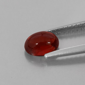 Almandine Garnet Gemstone in 6.7 x 5.1 mm Size for Sale, Almandine Garnet Stone in Red Color