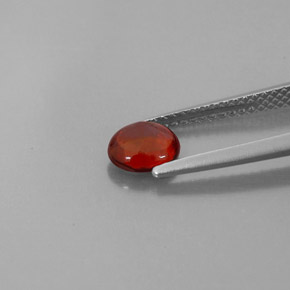 Almandine Garnet Gemstone in 6.3 x 4.9 mm Size for Sale, Almandine Garnet Stone in Red Color