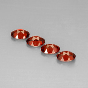 Almandine Garnet Gemstone in 7 x 5 mm (calibrated) Size for Sale, Almandine Garnet Stone in Red Color