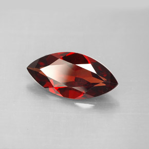2.72 ct Red Almandine Garnet Stone, Natural Almandine Garnet in Marquise Facet Shape for Sale