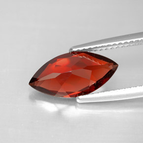 Almandine Garnet Gemstone in 14 x 7 mm (calibrated) Size for Sale, Almandine Garnet Stone in Deep Red Color