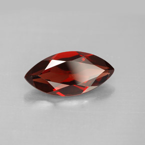 2.98 ct Red Almandine Garnet Stone, Natural Almandine Garnet in Marquise Facet Shape for Sale