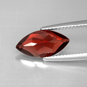 Almandine Garnet Gemstone in 14 x 7 mm (calibrated) Size for Sale, Almandine Garnet Stone in Deep Red Color