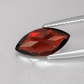 Almandine Garnet Gemstone in 14 x 7 mm (calibrated) Size for Sale, Almandine Garnet Stone in Deep Red Color