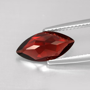 Almandine Garnet Gemstone in 14 x 7 mm (calibrated) Size for Sale, Almandine Garnet Stone in Deep Red Color