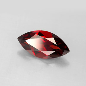 3.04 ct Red Almandine Garnet Stone, Natural Almandine Garnet in Marquise Facet Shape for Sale