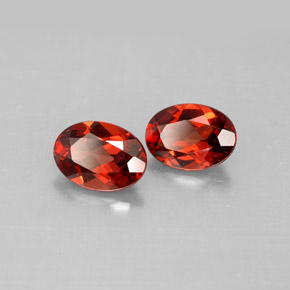 1.84 ct Red Almandine Garnet Stone, Natural Almandine Garnet in Oval Facet Shape for Sale