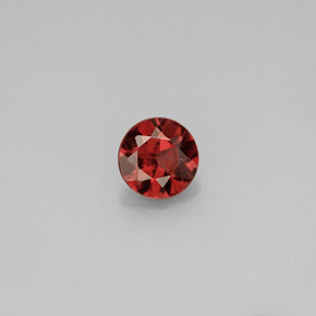 0.96 ct Red Almandine Garnet Gemstone, Almandine Garnet Gem in Round Facet Shape for Sale.