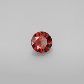0.96 ct Red Almandine Garnet Stone, Natural Almandine Garnet in Round Facet Shape for Sale