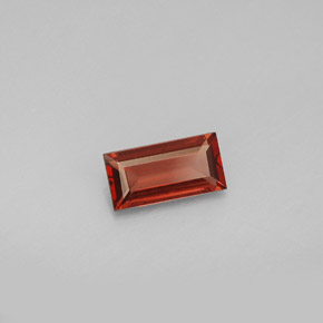 0.84 ct Red Almandine Garnet Stone, Natural Almandine Garnet in Baguette Facet Shape for Sale