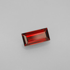 1.07 ct Red Almandine Garnet Stone, Natural Almandine Garnet in Baguette Facet Shape for Sale