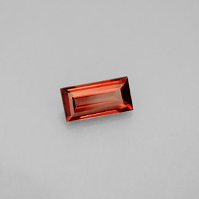 1.01 ct Red Almandine Garnet Stone, Natural Almandine Garnet in Baguette Facet Shape for Sale