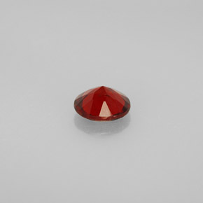 Almandine Garnet Gemstone in 6 mm (calibrated) Size for Sale, Almandine Garnet Stone in Orange Red Color