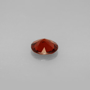 Almandine Garnet Gemstone in 6 mm (calibrated) Size for Sale, Almandine Garnet Stone in Orange Red Color